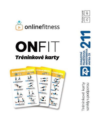 Nyomtatványok ONFIT Tréninkové karty 25 karet 