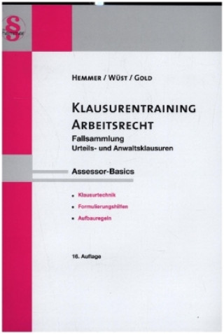 Buch Assessor Klausurentraining Arbeitsrecht Wüst