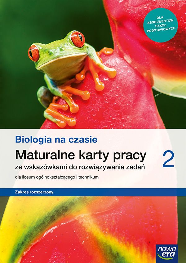 Книга Nowe biologia na czasie karty pracy maturalne 2 liceum i technikum zakres rozszerzony 64965 Dawid Kaczmarek