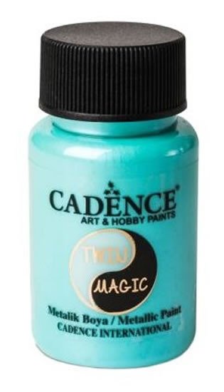 Papírszerek Měňavá barva Cadence Twin Magic - modrá/zelená / 50 ml Cadence