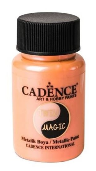 Papírszerek Měňavá barva Cadence Twin Magic - fialová/broskvová / 50 ml Cadence