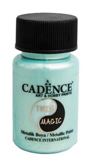 Papírszerek Měňavá barva Cadence Twin Magic - zlatá/zelená / 50 ml Cadence