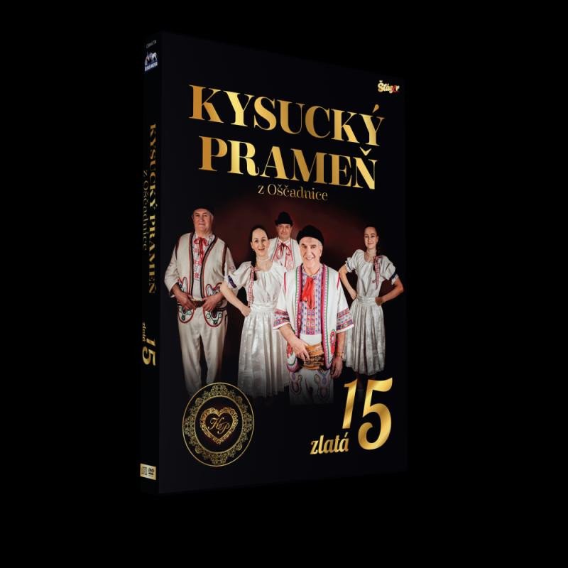 Video Kysucký pramen - Zlatá 15 CD + DVD 