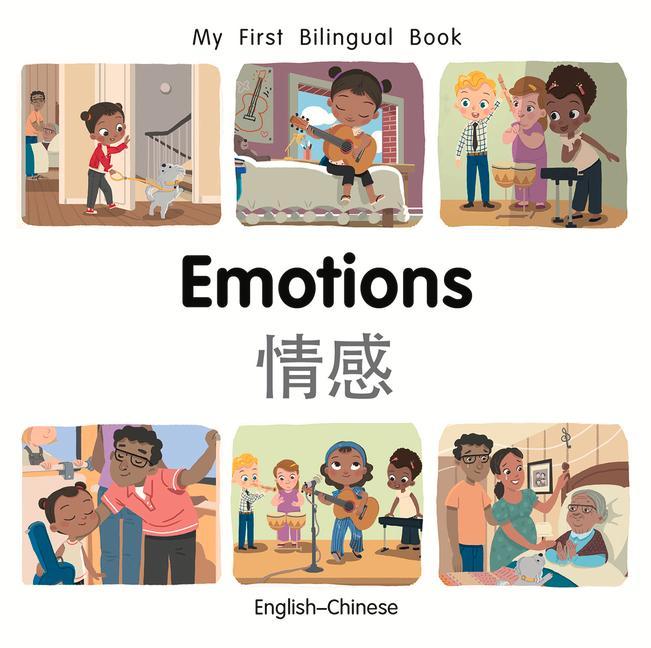 Kniha My First Bilingual Book-Emotions (English-Chinese) 