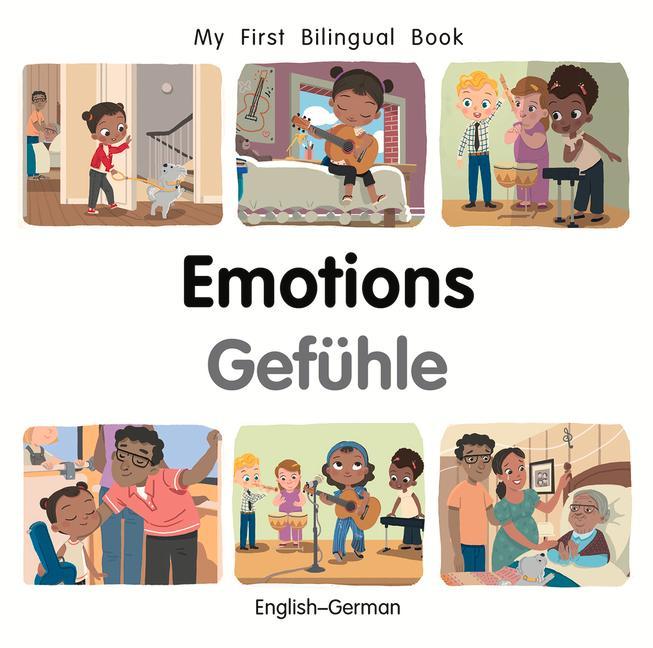 Kniha My First Bilingual Book-Emotions (English-German) 