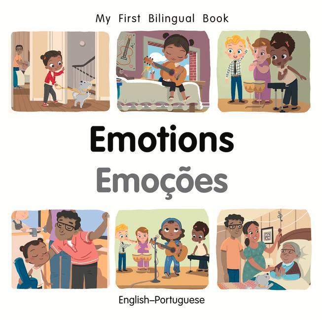 Книга My First Bilingual Book-Emotions (English-Portuguese) 