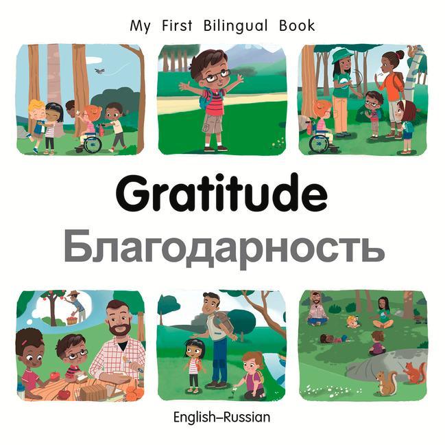 Kniha My First Bilingual Book-Gratitude (English-Russian) 