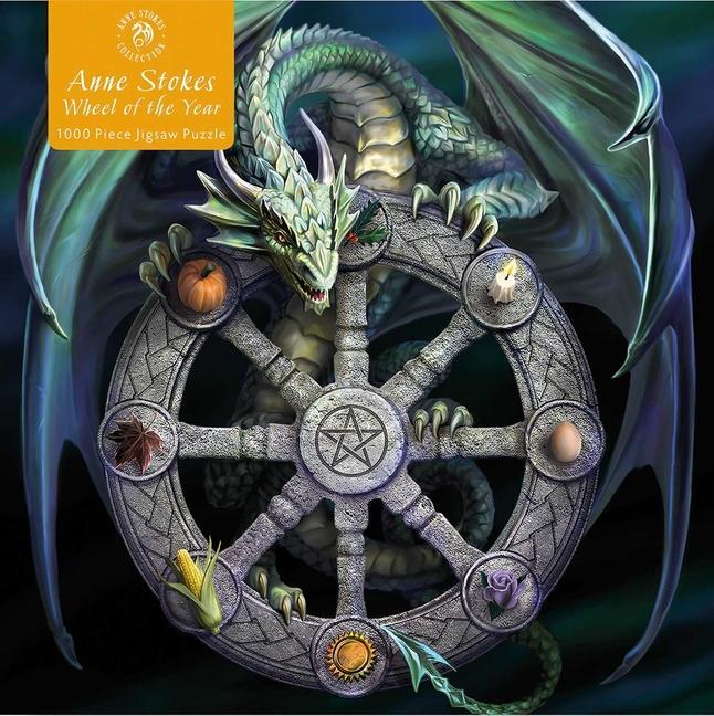 Book Adult Jigsaw Puzzle Anne Stokes: Wheel of the Year 