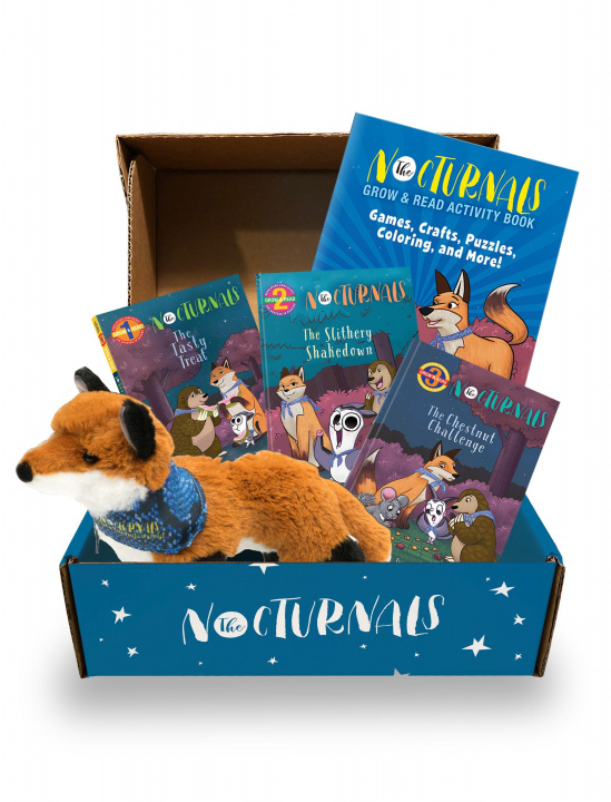 Книга The Nocturnals Grow & Read Activity Box: Early Readers, Plush Toy, and Activity Book - Level 1-3 Josie Yee