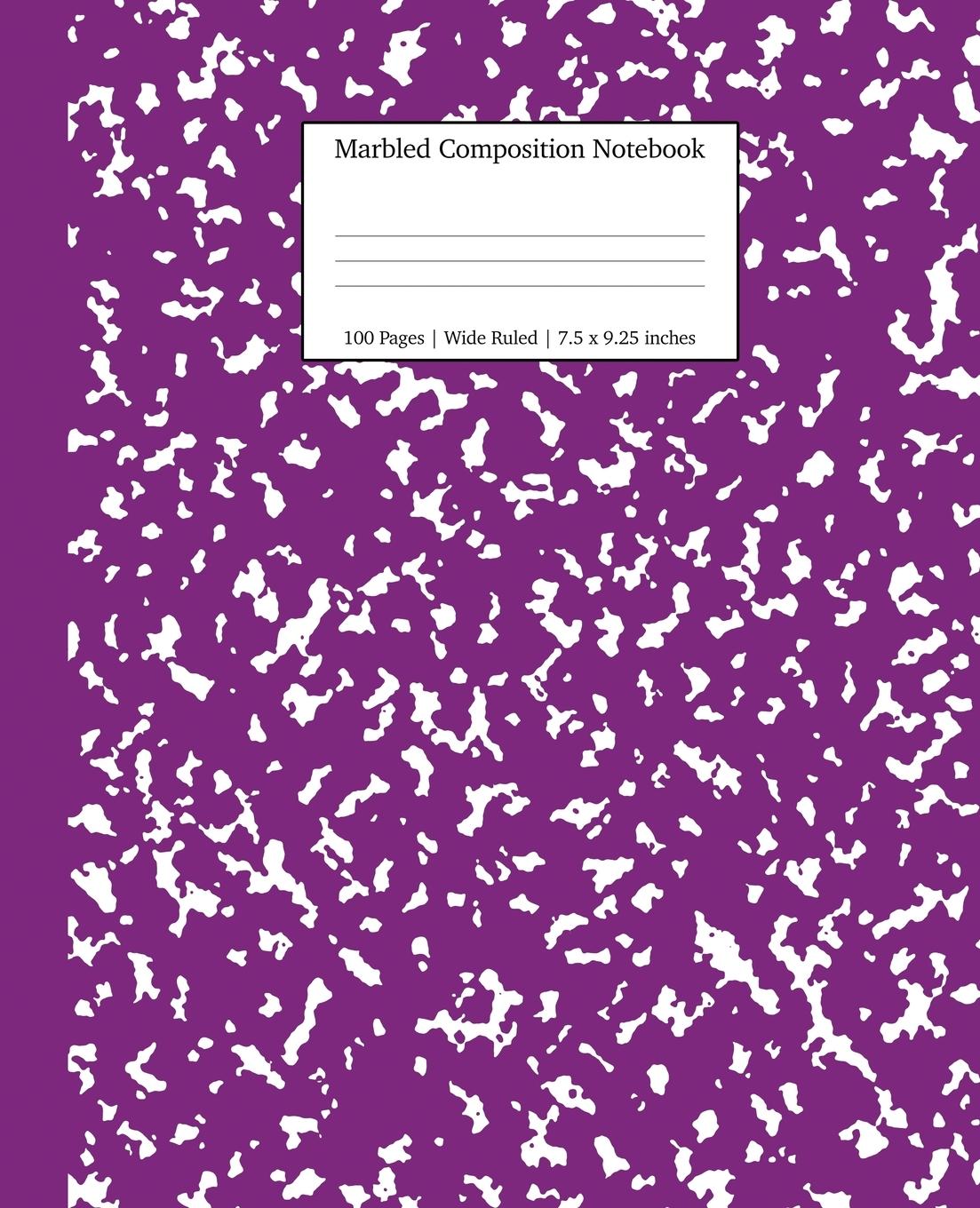 Book Marbled Composition Notebook Young Dreamers Press