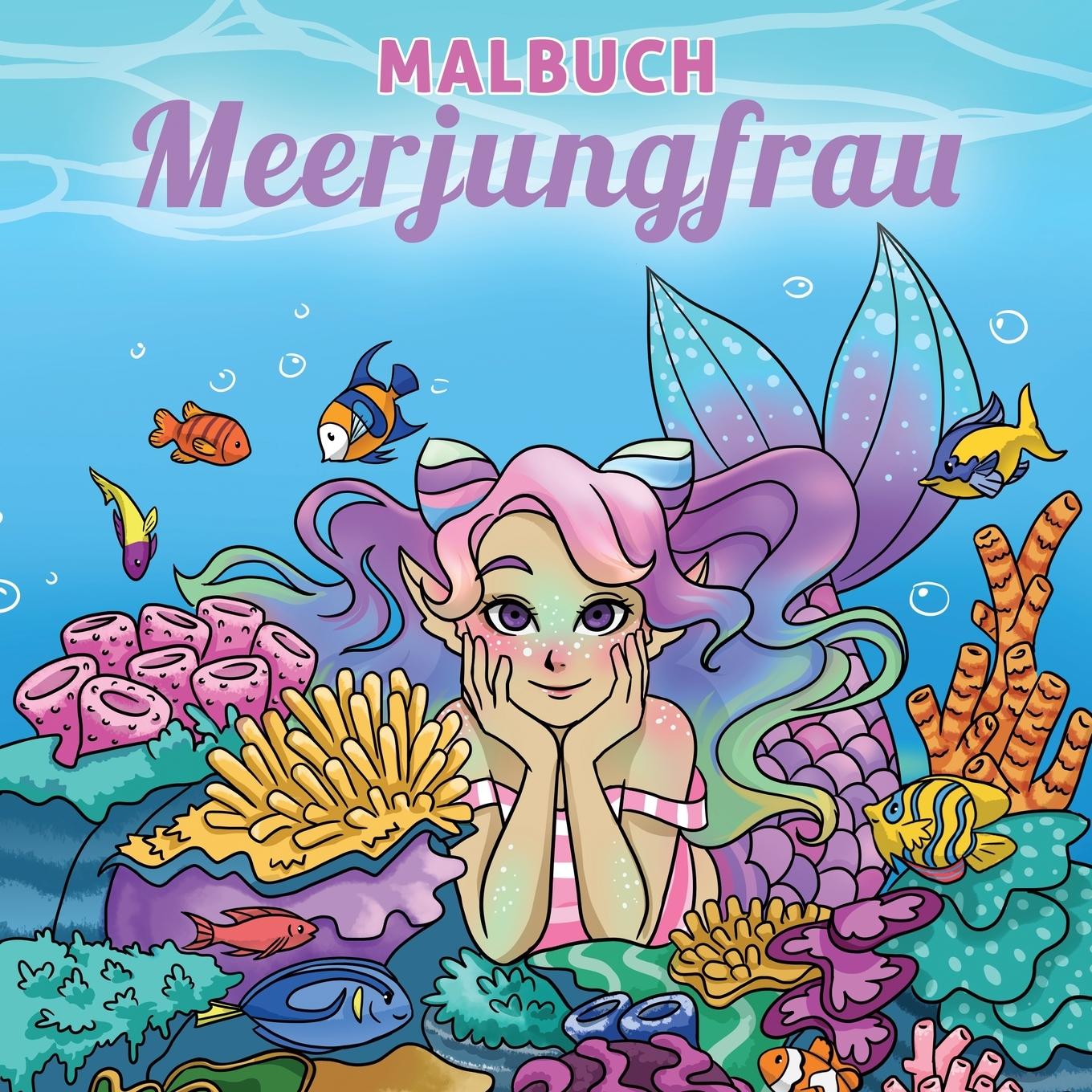 Carte Malbuch Meerjungfrau 