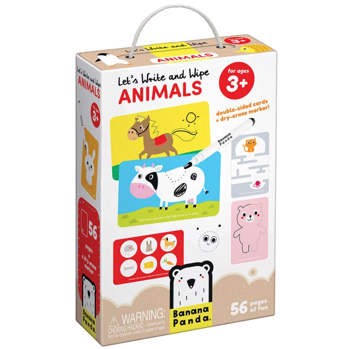 Joc / Jucărie Let's Write and Wipe Animals 3+ 