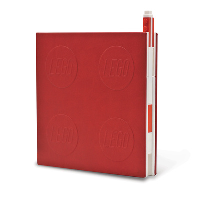 Játék Lego 2.0 Locking Notebook with Gel Pen - Red 