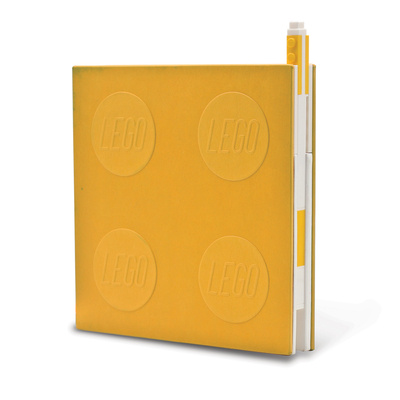 Hra/Hračka Lego 2.0 Locking Notebook with Gel Pen - Yellow 