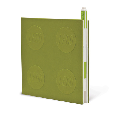 Játék Lego 2.0 Locking Notebook with Gel Pen - Lime 