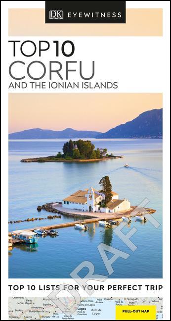 Carte DK Eyewitness Top 10 Corfu and the Ionian Islands 