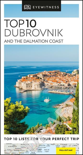 Carte DK Eyewitness Top 10 Dubrovnik and the Dalmatian Coast 