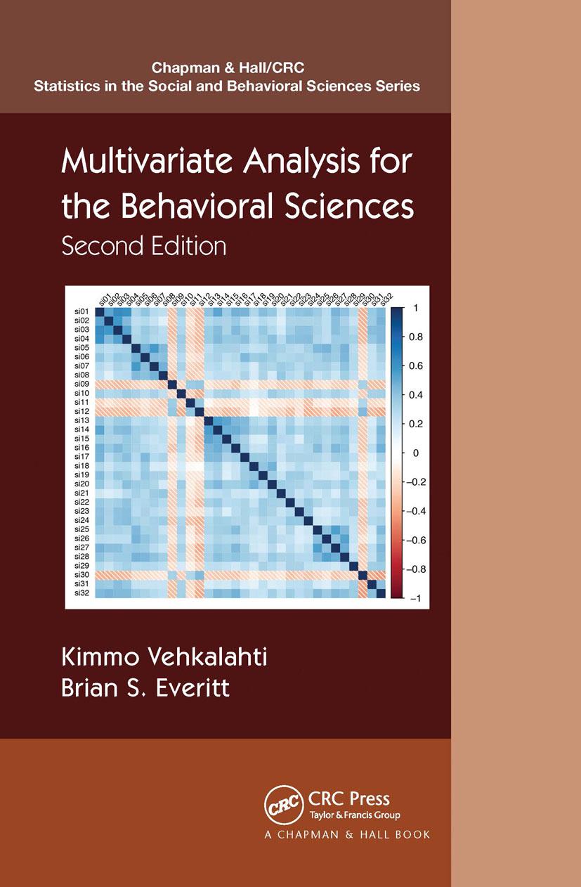 Kniha Multivariate Analysis for the Behavioral Sciences, Second Edition Kimmo Vehkalahti
