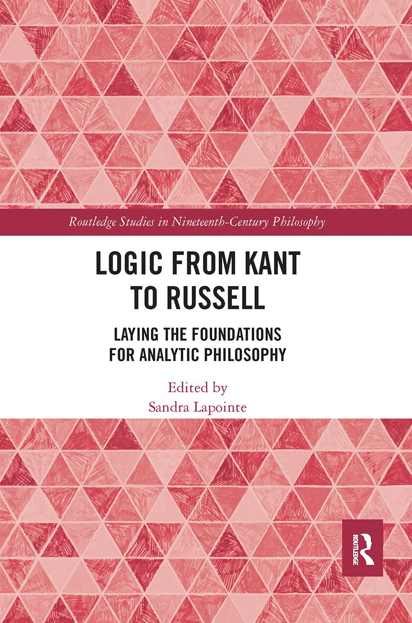 Knjiga Logic from Kant to Russell Sandra Lapointe