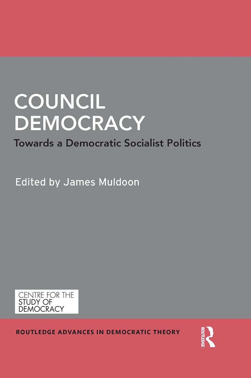 Knjiga Council Democracy James Muldoon
