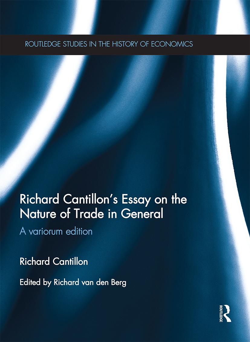 Kniha Richard Cantillon's Essay on the Nature of Trade in General Richard Cantillon