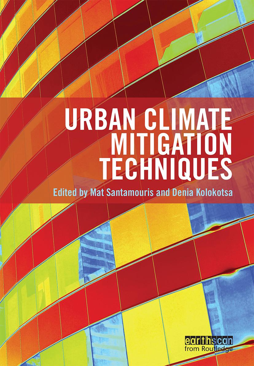 Boek Urban Climate Mitigation Techniques Denia Kolokotsa