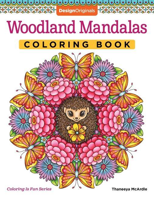 Kniha Woodland Mandalas Coloring Book 