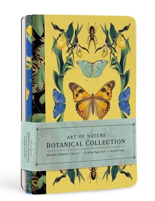 Carte Art of Nature: Botanical Sewn Notebook Collection 