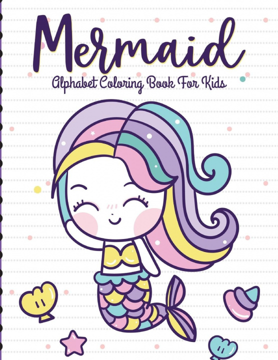 Carte Mermaid Alphabet Coloring Book For Kids 