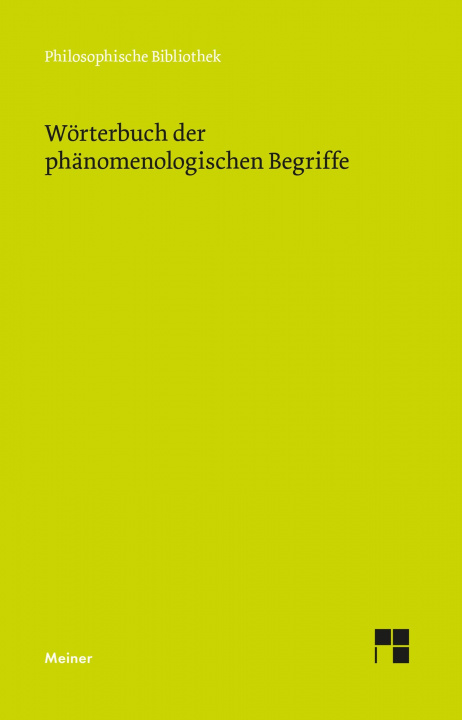 Kniha Wörterbuch der phänomenologischen Begriffe 