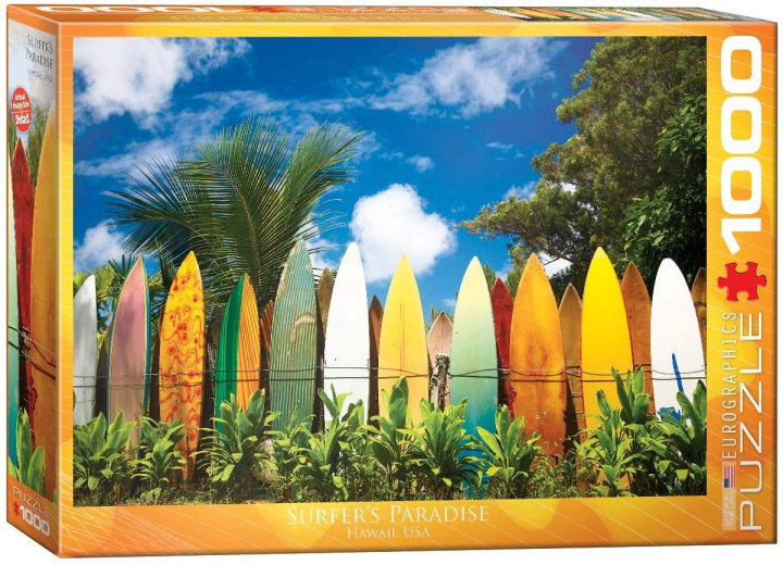 Kniha Puzzle 1000 Surfer's Paradise Hawaii 6000-0550 