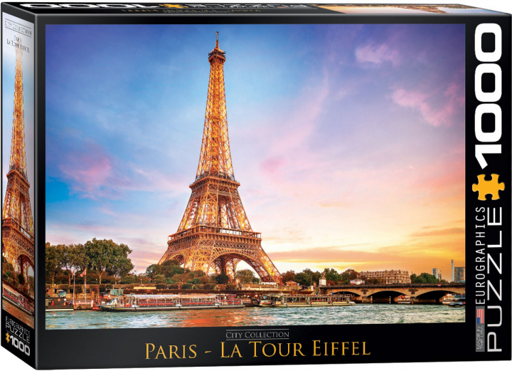 Joc / Jucărie Puzzle 1000 Paris La Tour Eiffel 6000-0765 