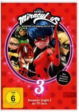 Videoclip Miraculous;(3)DVD Staffelbox 