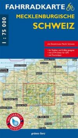 Tiskovina Fahrradkarte Mecklenburgische Schweiz 1:75 000 