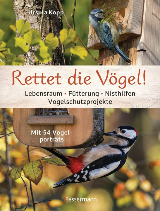 Carte Rettet die Vögel! Lebensraum, Fütterung, Nisthilfen, Vogelschutzprojekte 