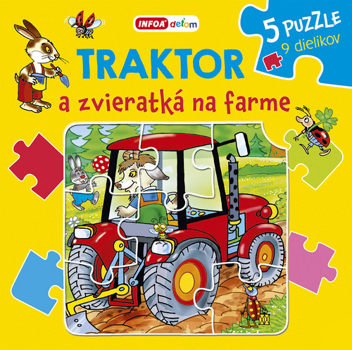 Książka Traktor a zvieratká na farme 