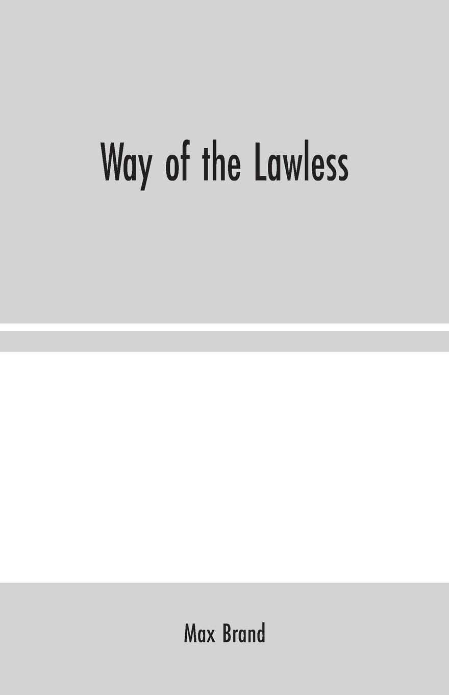 Książka Way of the Lawless 