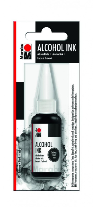 Kniha Marabu Alkoholový inkoust/černý 20 ml 