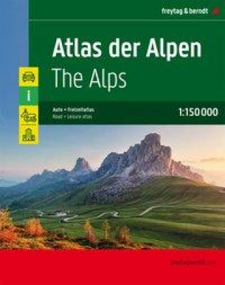 Kniha Alps road atlas 