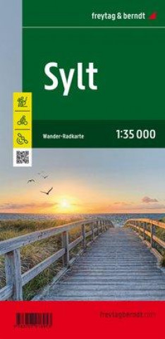 Tiskovina Sylt, Wander- und Radkarte 1:35.000, mit Infoguide 