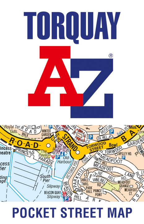 Materiale tipărite Torquay A-Z Pocket Street Map A-Z maps