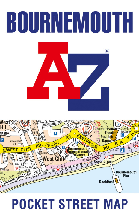 Tiskovina Bournemouth A-Z Pocket Street Map A-Z maps