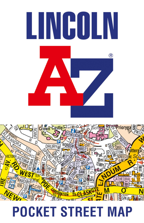 Prasa Lincoln A-Z Pocket Street Map A-Z maps