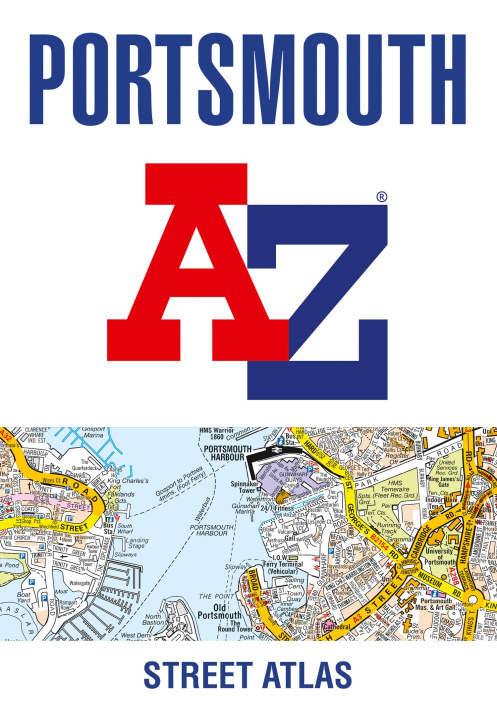 Carte Portsmouth A-Z Street Atlas A-Z maps