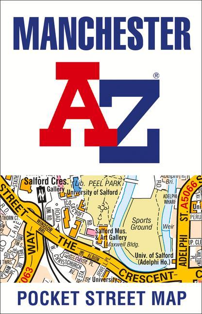 Printed items Manchester A-Z Pocket Street Map A-Z maps