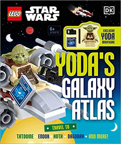 Книга Lego Star Wars Yoda's Galaxy Atlas: With Exclusive Yoda Lego Minifigure DK