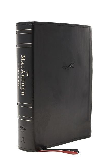 Knjiga ESV, MacArthur Study Bible, 2nd Edition, Leathersoft, Black, Thumb Indexed John F. Macarthur