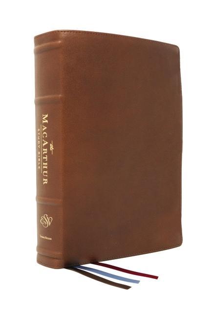 Kniha ESV, MacArthur Study Bible, 2nd Edition, Premium Goatskin Leather, Brown, Premier Collection John F. Macarthur