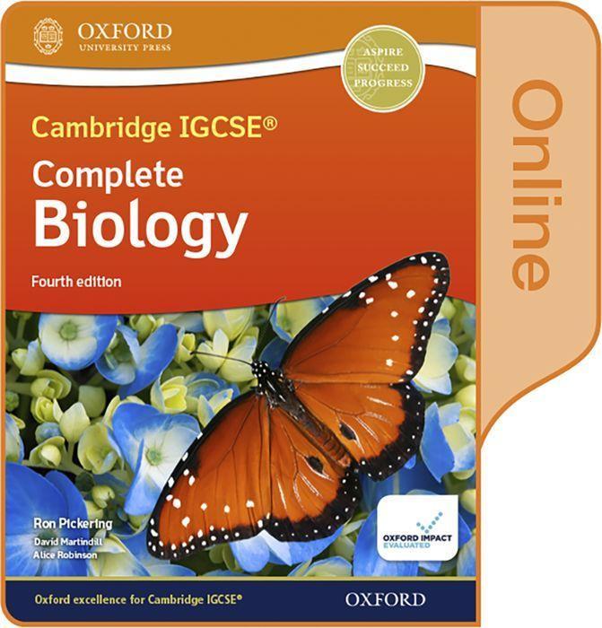 Carte Cambridge IGCSE (R) & O Level Complete Biology: Enhanced Online Student Book Fourth Edition RON PICKERING