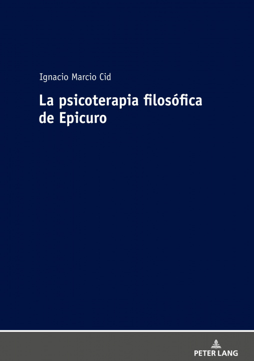 Kniha La psicoterapia filosofica de Epicuro 